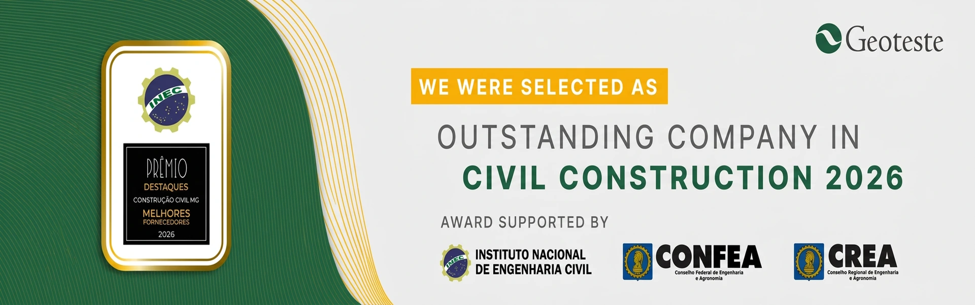 INEC 2026 Award - Highlight Company of Civil Construction
